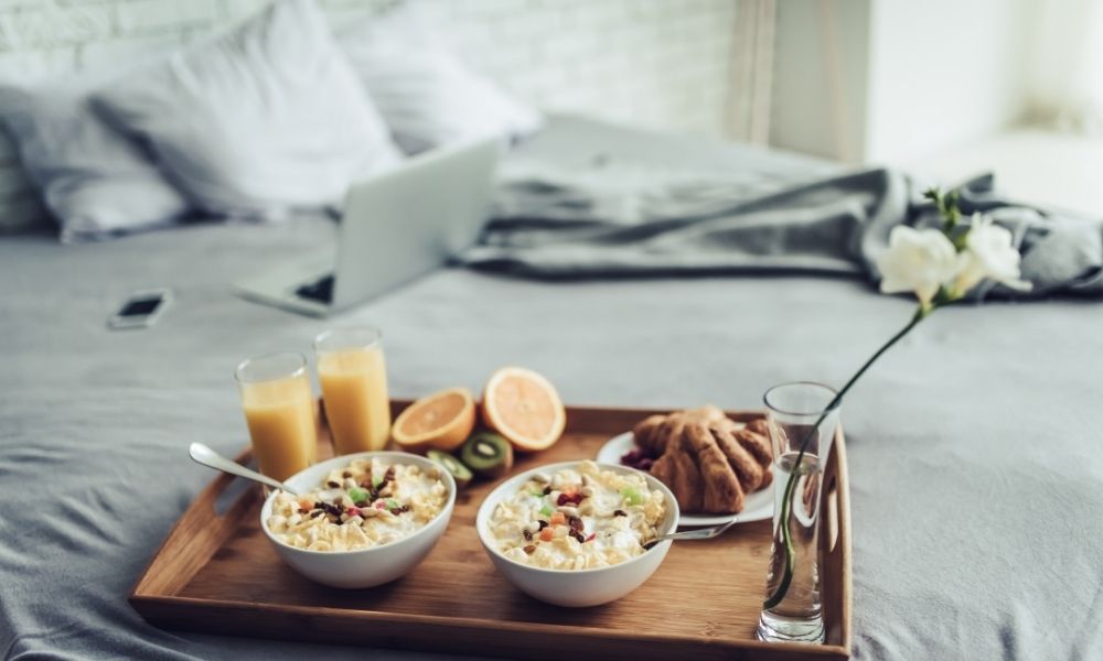 breakfast on a tray