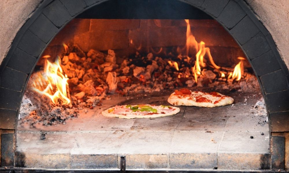 wood fired pizza oven