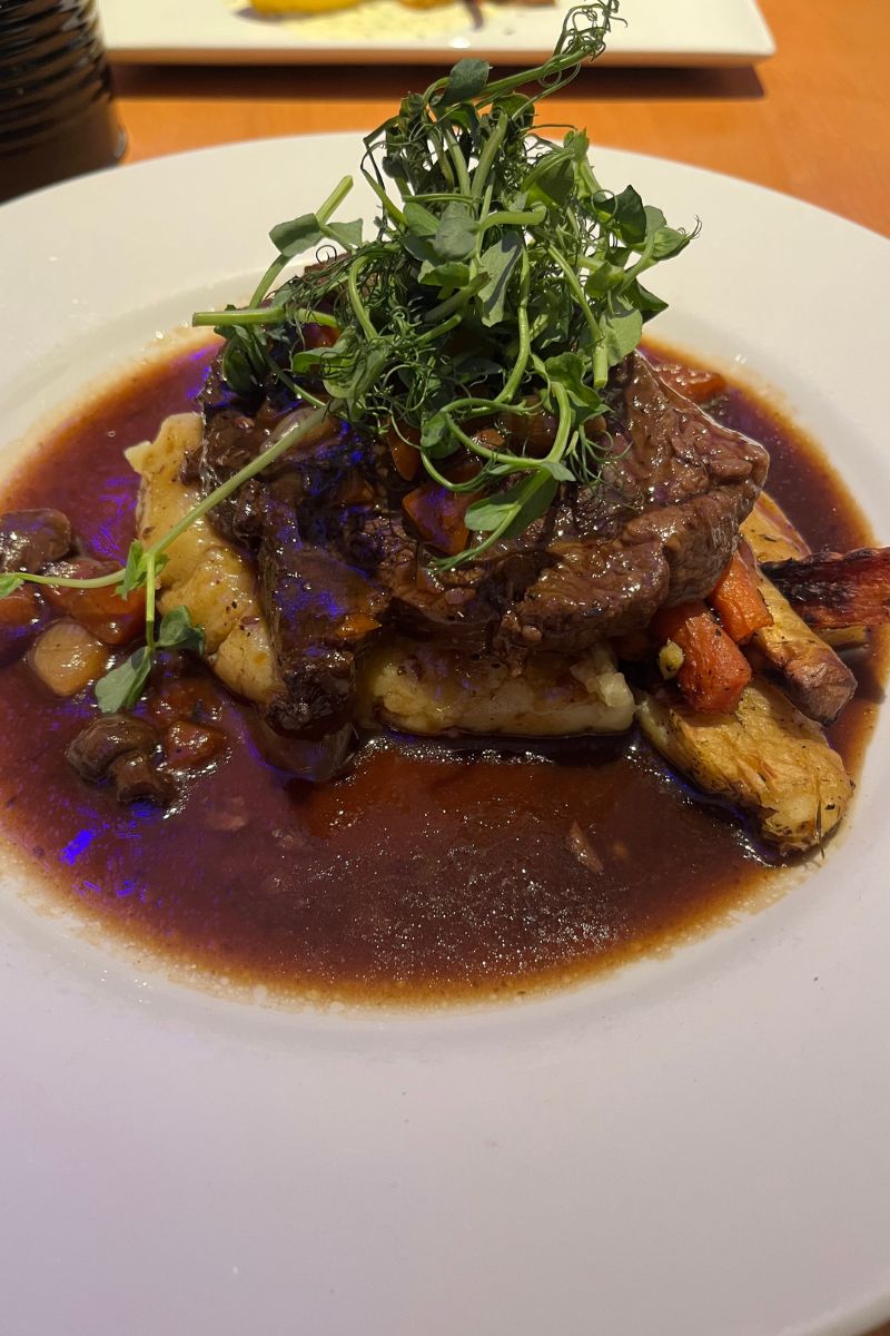 Riviera Hotel meal