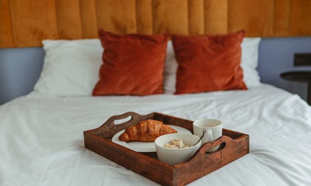 breakfast on a tray